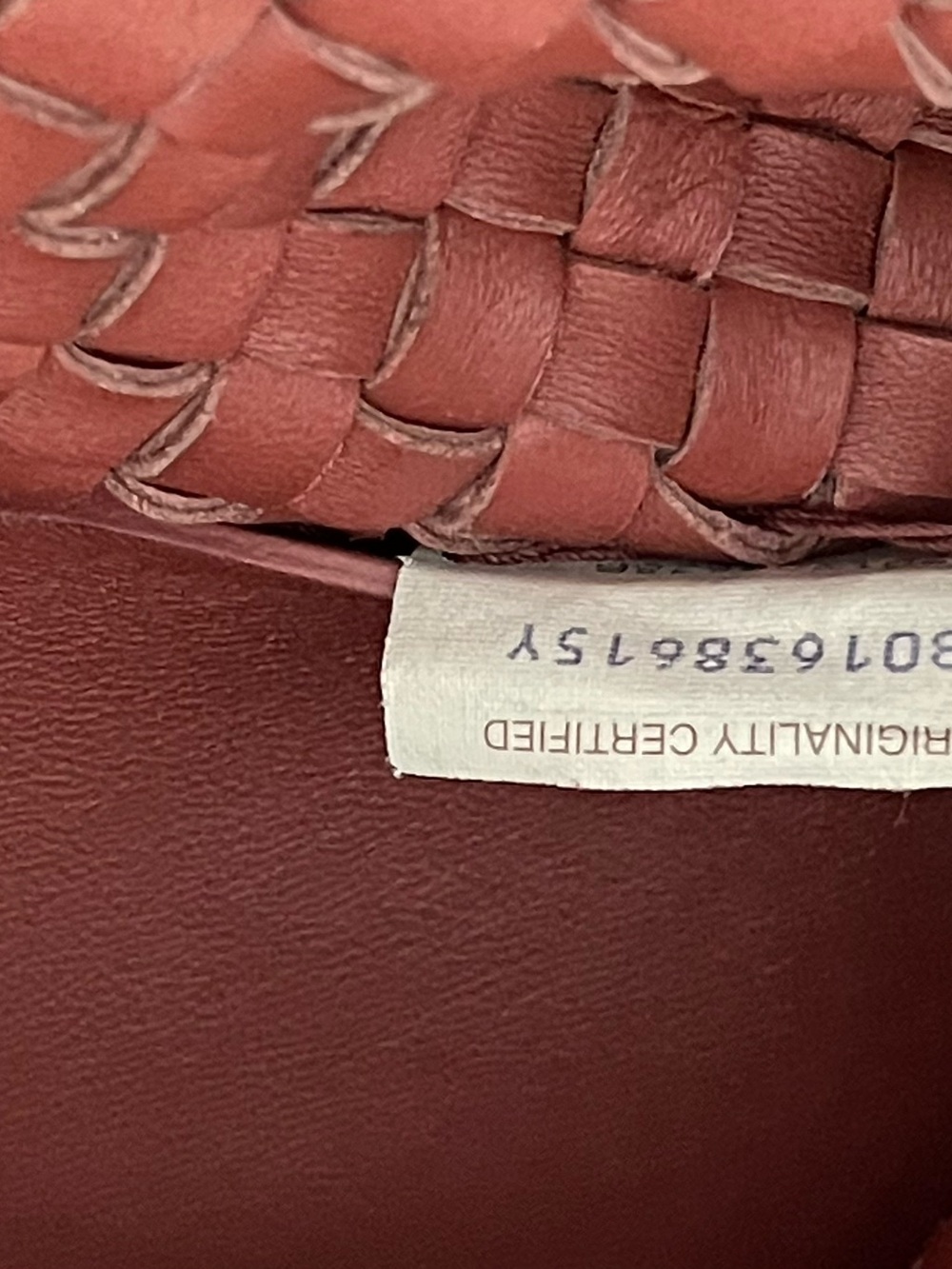 Bottega Veneta Woven Fringe Tote in muted Rose color - Picture 11 of 15